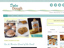 Tablet Screenshot of dulcedough.com